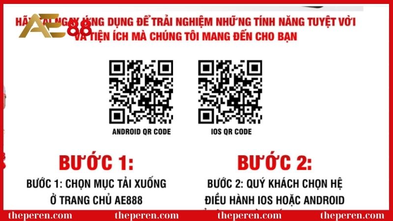 Hướng dẫn các bước tải app AE88