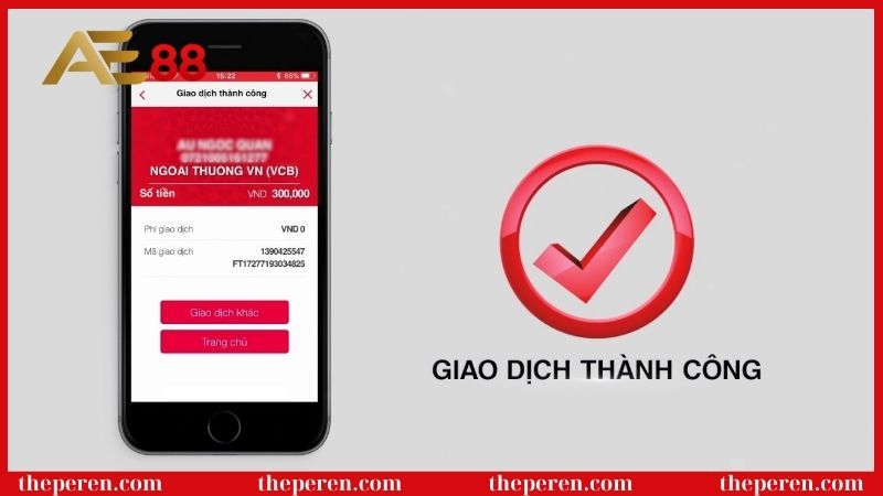 Hướng dẫn rút tiền qua ngân hàng