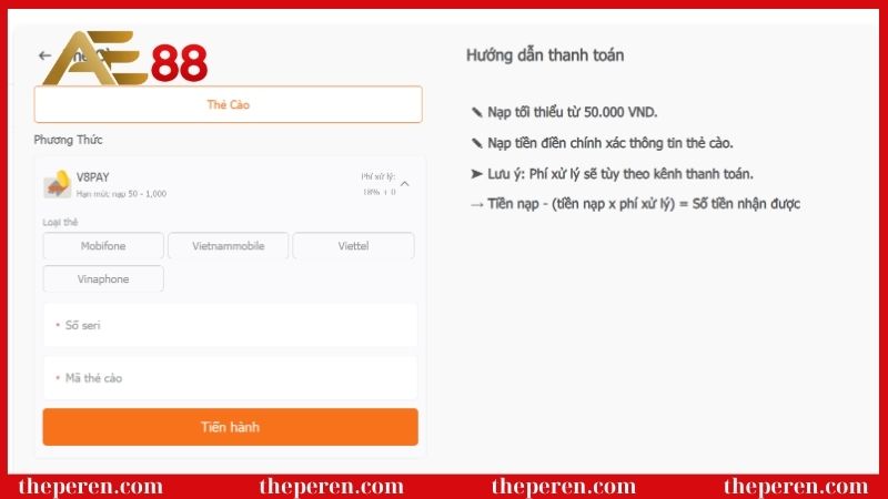Lưu ý cần biết khi thanh toán